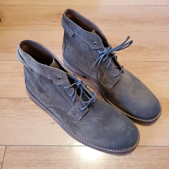 Clarks Mens Clarkdale Bud Suede Comfort Dress Ankle Boots - Picture 3 of 13